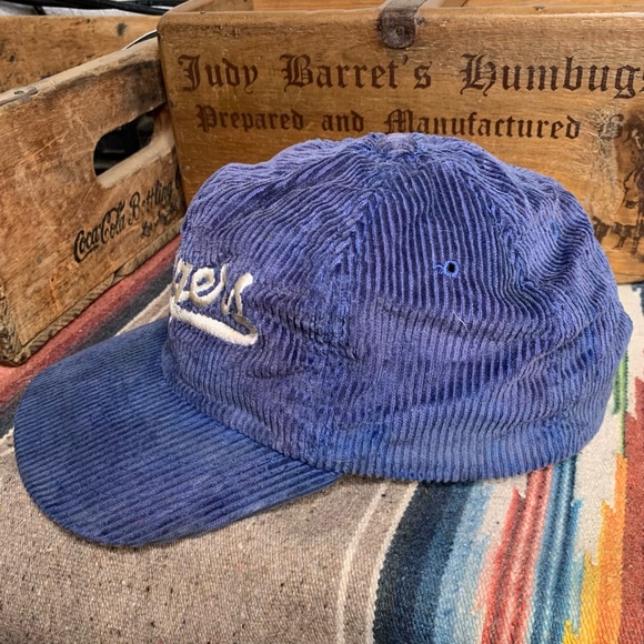 Vintage Corduroy Dodgers Baseball Cap - Hat - Picture 4 of 8